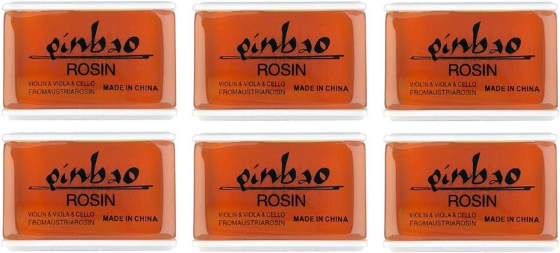 ZeeYee Violin Rosin, Light Low Dust Formula, 6 Pack, for Violin, Viola and Cello, String Instrument Acessories (6) - Image 1
